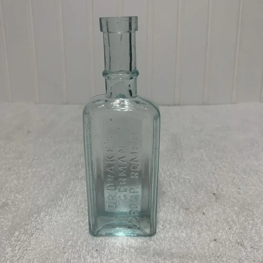 Pristine DR.DRAKE'S GERMAN CROUP REMEDY Bottle FINDLAY,OHIO